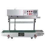 Stainless Steel Vertical Sealing Machine , Solid Ink Plastic Bag Band Sealer