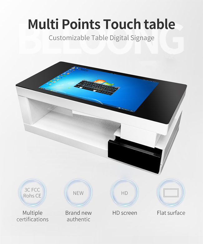 Multi Points Touch Screen Table Price Smart Touch Screen Windows System Lcd Tv Table Digital Kiosk