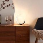 Minimalist moon lamp bedroom table lamp Italian designer creative table light