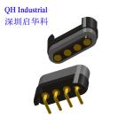 4Pin Hong Kong Cable Connector Magnetic Spring Loaded Connector Magnetic Pogo