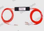 Single Mode LC Connectors ABS Box 1×2 Fused Fiber Optic Couplers