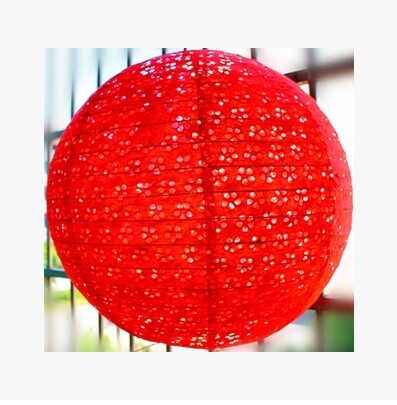 paper lantern Square lantern paper chimney Japanese chimney White fuchsia Design and color lampshade