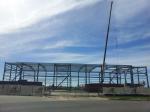 Ridge Portal Frame Light Weight Steel Warehouse Construction