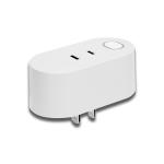 Tuya 15A JPN Standard Wifi Smart Outlet With Energy Monitoring , Works With