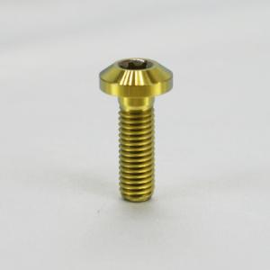 China fastener gr5 titanium alloy screws with full pitch thread on sale