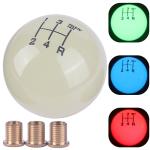 Universal Car Gear Shift Knob Luminous Shift Stick Knob with 3 Adapters Red blue