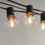 Solar string lights outdoor g40 string lights 25ft-25 bulbs string lights