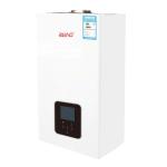 28Kw Wall Hung Gas Boiler Stainless Steel White Shell Heating And Bathing Combi