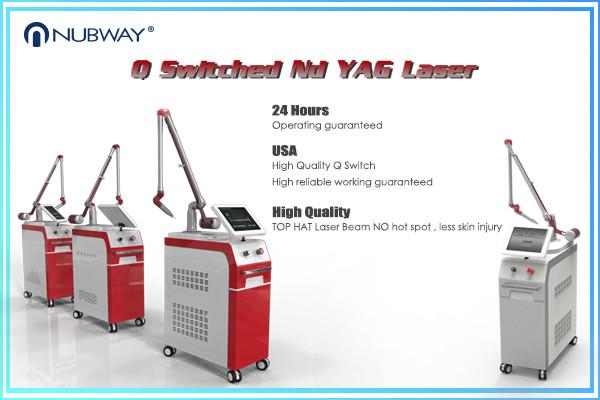 1064 nm 532nm ND YAG 2016 Q-Swith laser tattoo removal machine for sale with CE