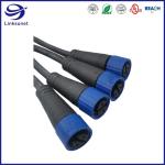 M15 IP68 300V Nylon Waterproof Circular connectors For Led Street Lamp