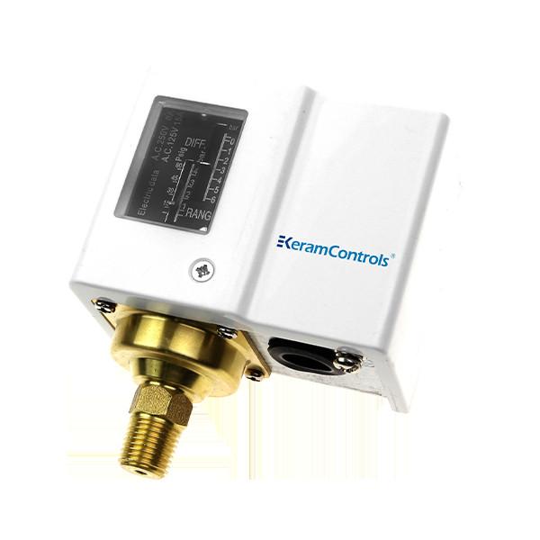 Electrical Connection DIN 43650A Adjustable Pressure Switches With Copper