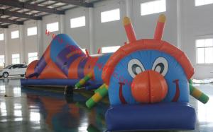 Wholesale commercial grade inflatable obstacle inflatable tunnal warm obstacle course for sale from china suppliers
