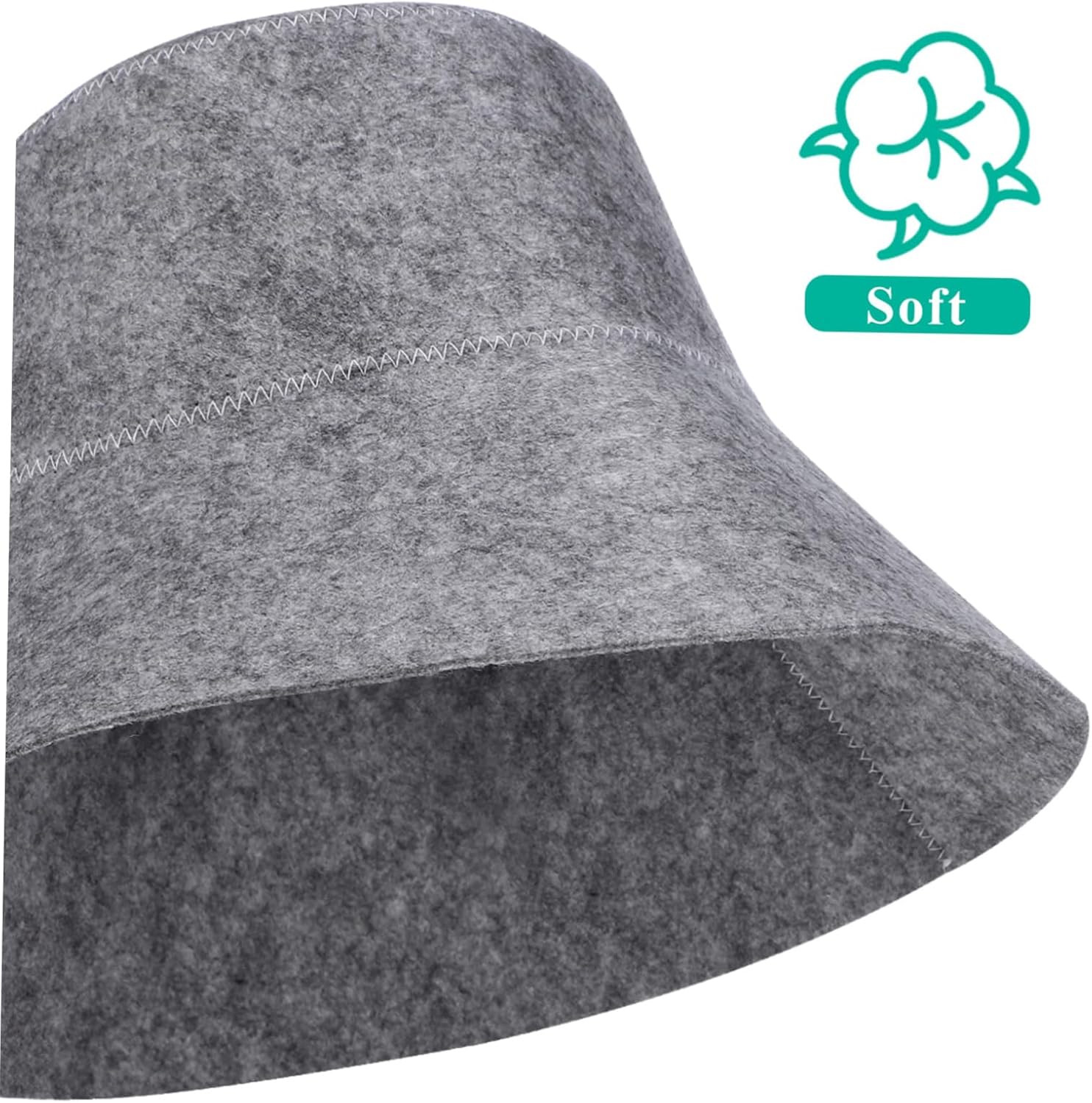 Custom Logo Felt Sauna Hat Lightweight and Comfortable for All Head Sizes