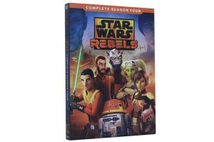 China Star Wars Rebels Season 4 DVD Movie Science Fiction Animation Series DVD For Kids Family on sale