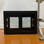 Energy Saving Windproof Double Tempered Glaze Aluminum Sliding Bathroom Window