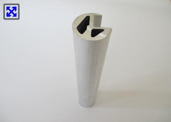 Custom Hollow Bar Extruded Aluminum Profiles ISO Compliant For Machinery