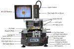 WDS-600 Laptop BGA Machine IC PCB Desoldering Machine 1200W Heating Power
