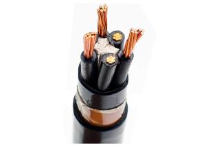 Wholesale XLPE Insulated PVC Sheathed Copper Power Cable 0.6/1kV Five Copper Core from china suppliers