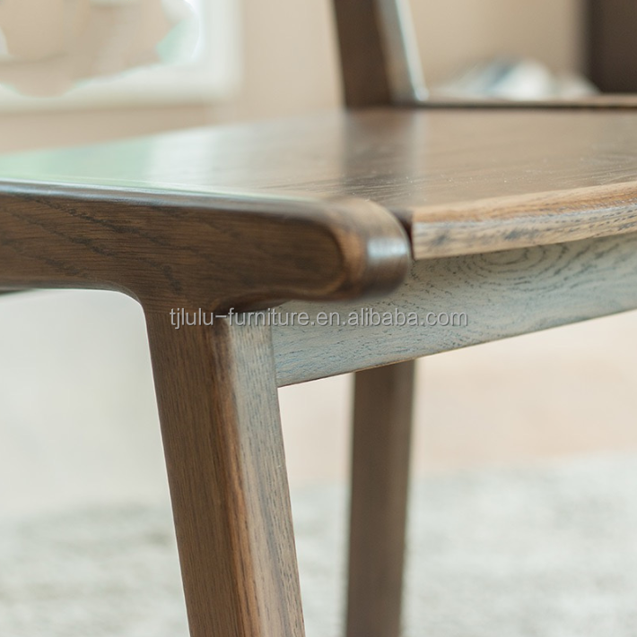 Solid Wood Dining Chairs in Nordic Classical Style for Restaurant Furniture
