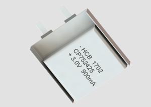 Wholesale CP752425 Li MnO2 900mAh 3.0V Lithium Pouch Cell from china suppliers