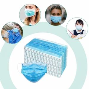 China Blue Black White Pink Adults Non Woven Face Mask 3 Layer Medical on sale