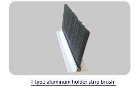 Industrial Door Brush Seal Aluminium/door strip brush