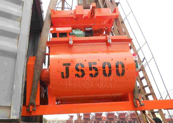 Industrial Commercial Concrete Mixer Machine 500L Ready Mix Automatic Small