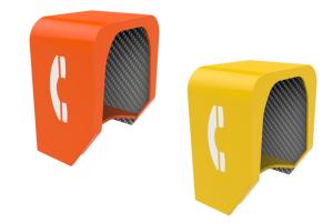 Wholesale Impact Resistant Acoustic Telephone Booth , Fireproof Anti UV Wall Phone Booth from china suppliers