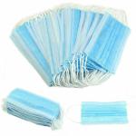 Disposable Non Toxic Dust Filter Mask , 3 Ply Earloop Face Mask For Protection