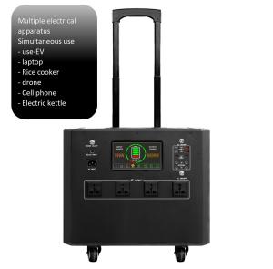 Wholesale 5376WH Capacity Portable Charging Station E-Mingze ES-3000 for Emergency Road Rescue and Home AC Output Current Portable from china suppliers