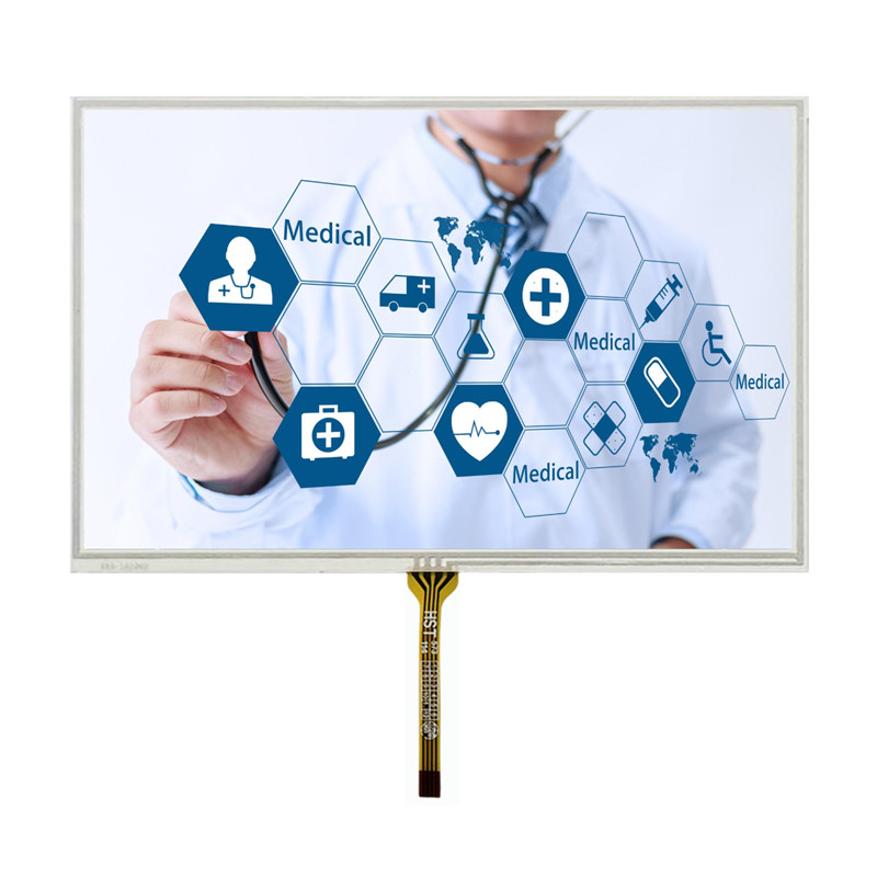 10 Inch Resistive LCD Touch Screen 1280x800 Dots Industrial / Medical Grade