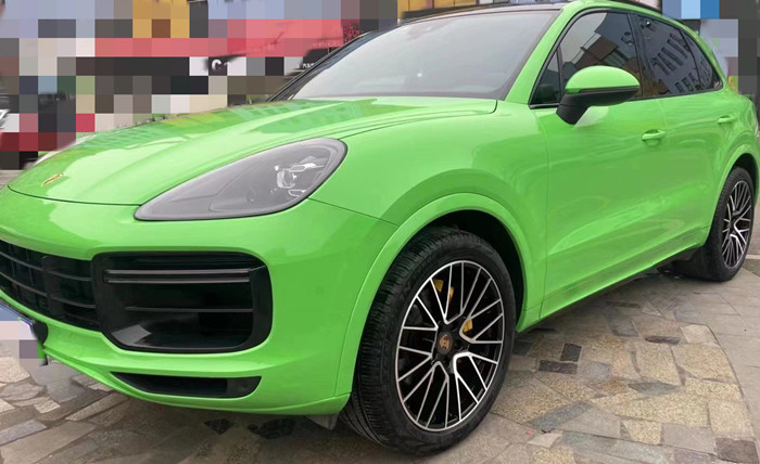 Polymeric Calendered Air Bubble Free Vinyl Wrap ultra gloss green car wrap
