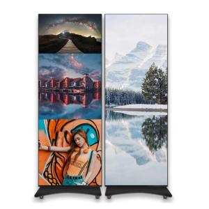 Wholesale Outdoor LED Poster Display High Fresh Rate Standing Advertising Player P1.53 P1.86 P2 from china suppliers