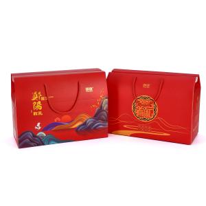 Wholesale Custom Logo Printing Rigid Cardboard Bags Luxury Bag Style Gift Box With Handle from china suppliers