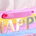 Custom Luxury Big Birthday Gift Shopping Paper Bag with CMYK 4 Color Offset