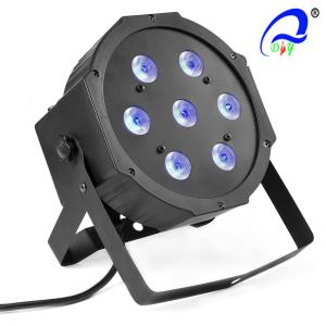 Wholesale 7Pcs 10W DMX512 LED Stage lighting LED Flat Par RGBW PAR64 Dj Party Lights from china suppliers