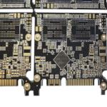 4 Layer SSD Circuit Board PCB Black Solder Mask FR4 TG150