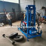 150m DTH Hydraulic Water Well Drilling Rig Machine Portable Pneumatic trailer