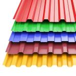 ASTM Standard 0 Gauge/0.3mm Color Coated Galvanized Corrugated Steel Sheet for