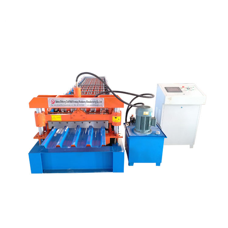 Hydraulic Roof Panel Roll Forming Machine , Ibr Color Steel Cold Roll Forming Equipment