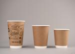 8oz 12oz 16 Oz Paper Cups For Hot Drinks Logo Printing , PE Coated
