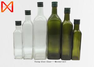 Wholesale OEM ODM Olive Oil Glass Bottles High Transparancy Pure Color Clear Outline from china suppliers