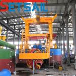 Rexroth and Parker Hydraulic Cutter Suction Sand Gold Dredger with Height of 1.5