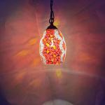 Original Turkish Complex Manual Craft Masac Glass Pendant Lamp(WH-DC-49)
