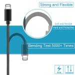 4ft 33 In 1 Iphone Charger Cable Replacement Cloth Braided Fast Charging