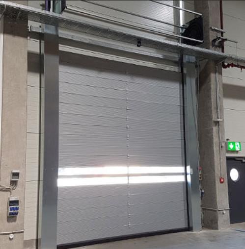 Safety Aluminum Transparent High Speed Spiral Door Customized 220V/50HZ Power