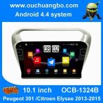 Ouchuangbo auto dvd gps navi for Peugeot 301 Elisee 2013 with bluetooth SWC AUX