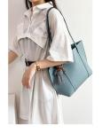 High Value Large Capacity Genuine Leather Tote Portable PU Shoulder Bag