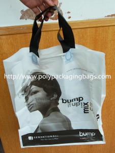 Wholesale Promotional Plastic Handle Bag With Logo , Printed PE Packaging Tote Bag from china suppliers