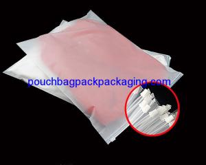 Wholesale Matte slide zip garment bag, printed slide zipper clothes pouch from china suppliers